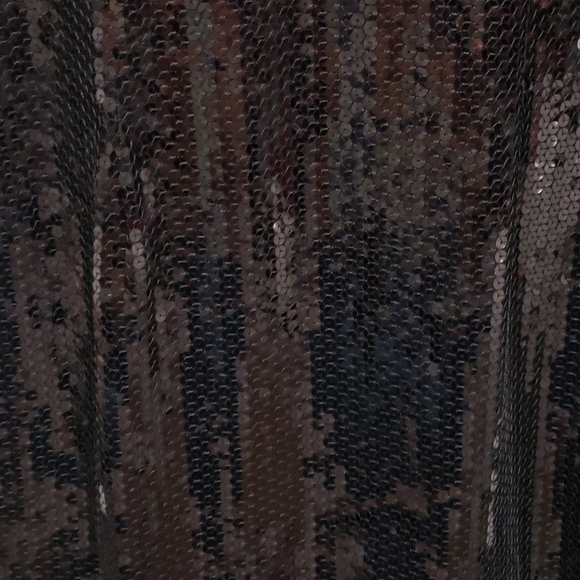 Alexia Admor V Neck Sleeveless Sequin BLK Dress L - Picture 4 of 8